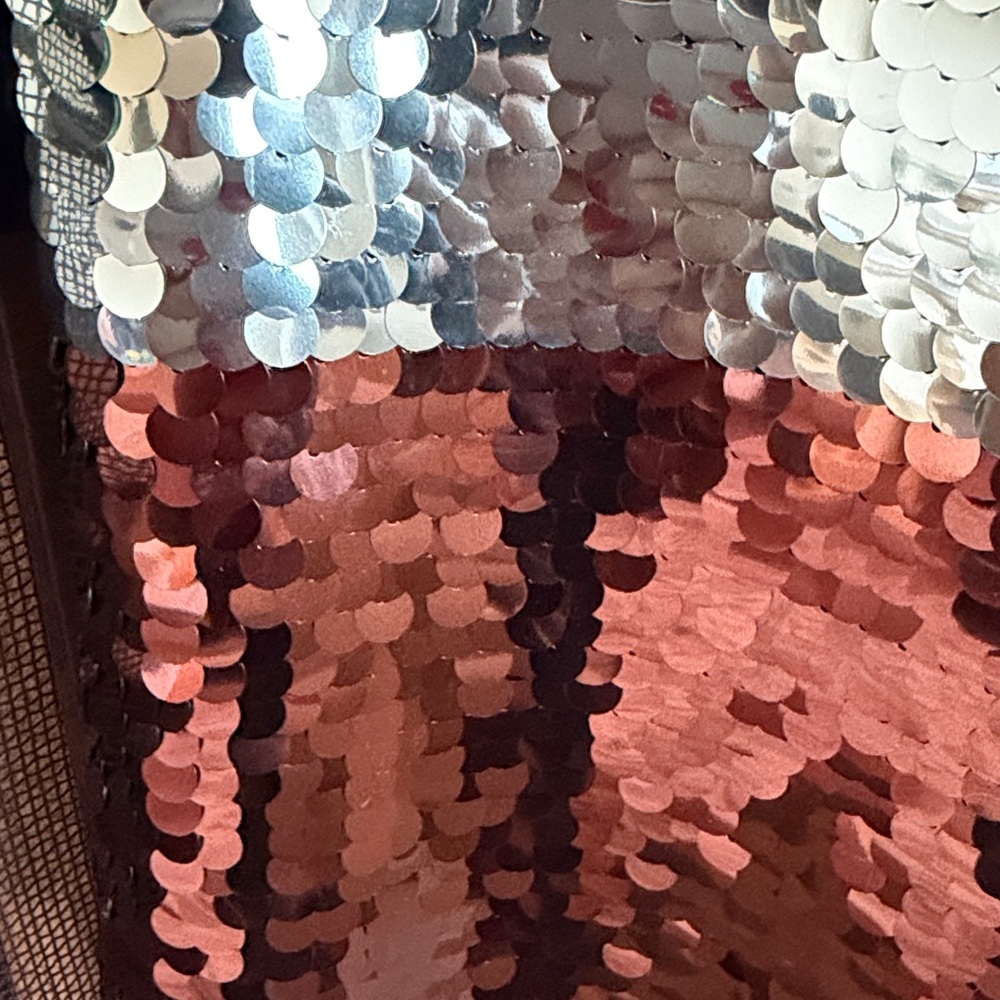 Emporio Armani Black and Bronze Sequin Blouse - Picture 5 of 9